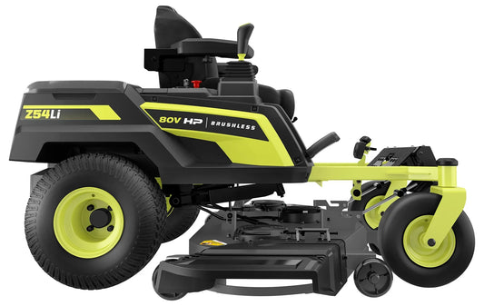 80V Max HP Lithium 54″ Brushless Electric Zero Turn Lawn Mower