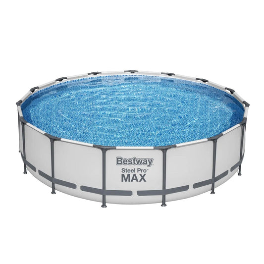 Bestway Steel Pro Max 15ft x 48 in. Frame Size Above Ground Swimming Pool Set
