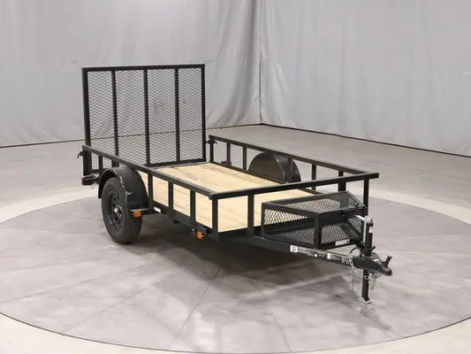 5.5 X 10 Carry-On Utility Pipe Top w/ Mesh Tongue Box Trailer