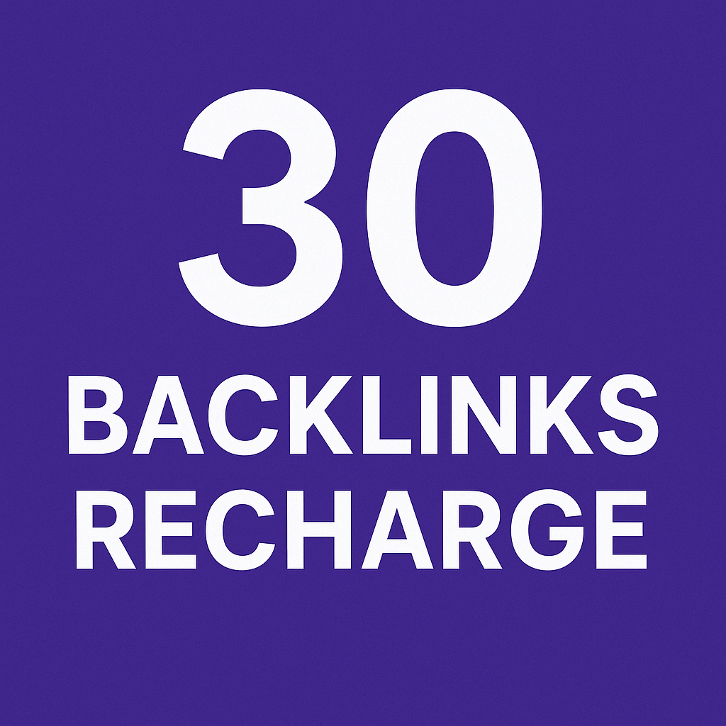 30 Backlinks Recharge