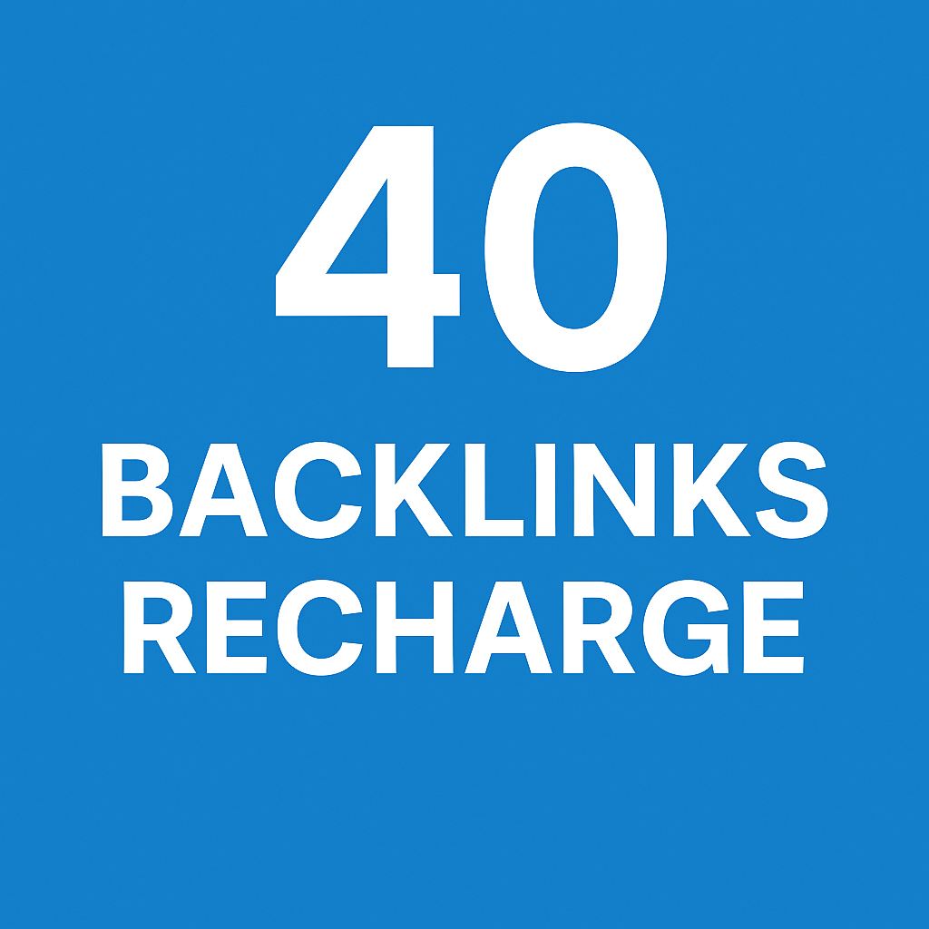 40 Backlinks Recharge