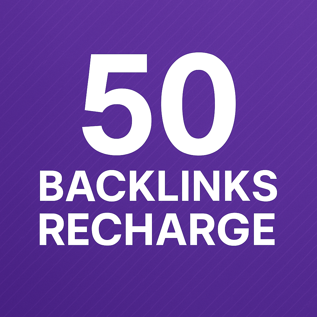 50 Backlinks Recharge