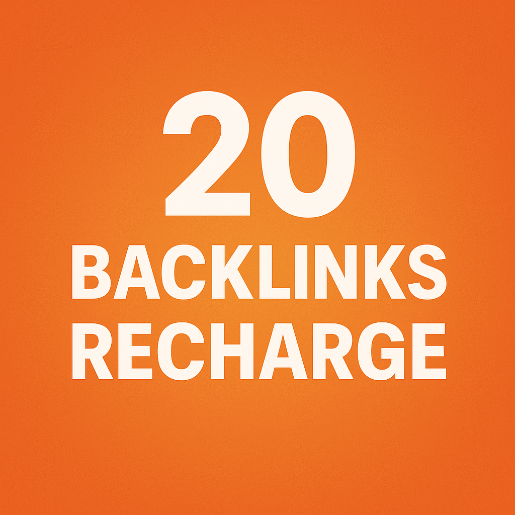 20 Backlinks Recharge